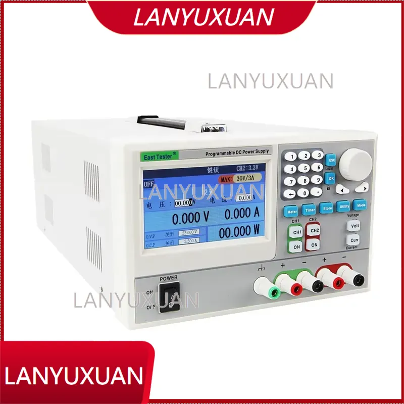 ET ET3721 Programmable Linear  - đánh giá và giá Dual Channel Linear Power Supply 30V 5A